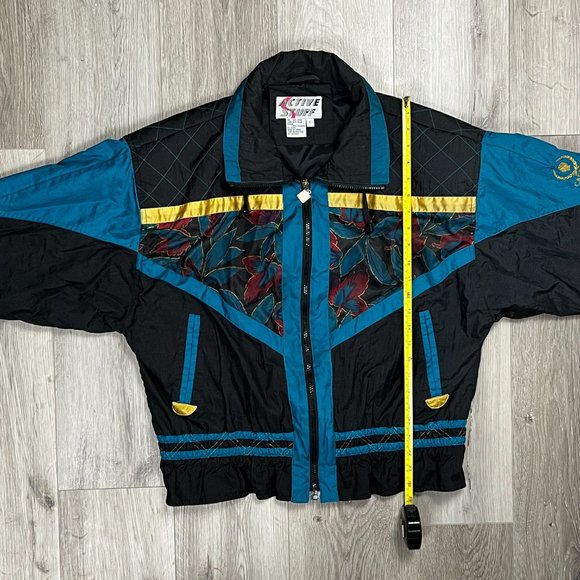 Vintage 1990s Active Stuff Caesars Multicolour Large Women's Jacket - Picture 6 of 7